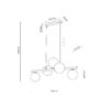 6707_ESTERA_BLACK_R Pendant lamp Estera Black 5