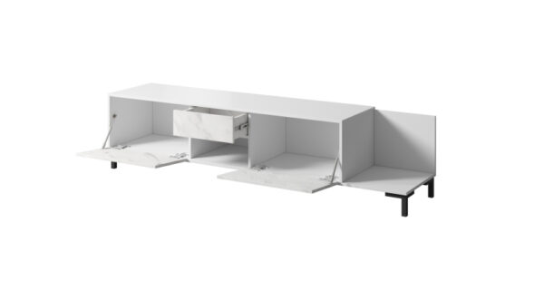 5903815006890_3 MARMO TV spintelė RTV2D1S1K balta