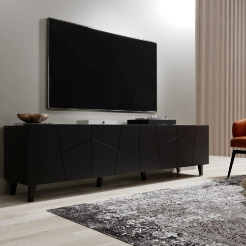 ETNA TV spintelė juoda/juoda
