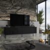 5903815008566_1 ABI TV spintelė matinė juoda/ matinė juoda