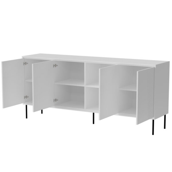 5903815008580_3 ABI komoda matinė balta/ matinė balta