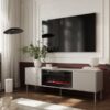 TRESSE TV spintelė 180 EF smėlio (su galimybe įmontuoti atskirai užsakomą židinį CAMA-KOMINEK-ELEKTRYCZNY-...)