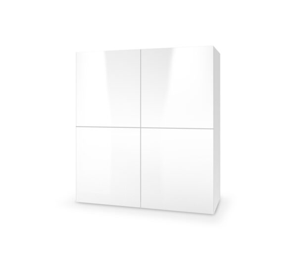 5905248103337_1 LIVO KM-100, pastatoma komoda, spalva: balta