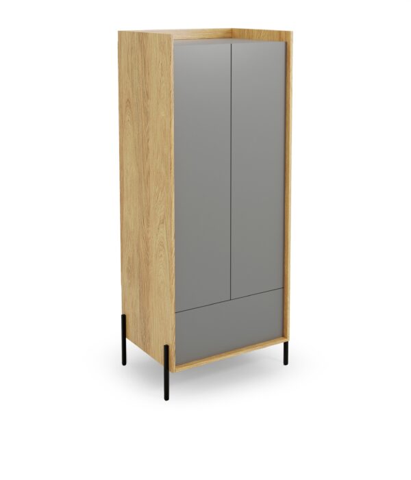 MOBIUS spintelė 2D spalva: hikora ąžuolas/pilka dusty