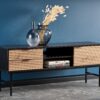 MURANO RTV-1 TV-stand, spalva: artisan ąžuolas/juoda