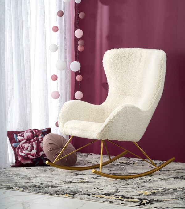 5905248111806_1 LIBERTO leisure fotelis kreminė / auksinė
