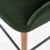 H93 baro kėdė, spalva: tamsiai žalia