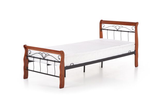 5905248120457_1 VERONICA lova 90 cm spalva: ant. cherry/juoda