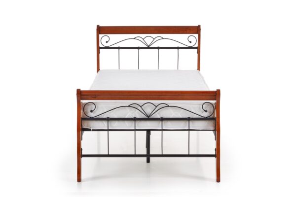 5905248120457_2 VERONICA lova 90 cm spalva: ant. cherry/juoda