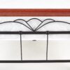 5905248120457_6 VERONICA lova 90 cm spalva: ant. cherry/juoda