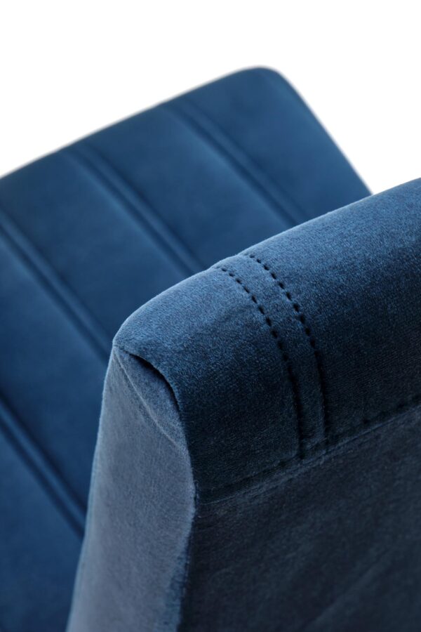 DIEGO 2 kėdė, spalva: quilted aksomas Stripes - MONOLITH 77