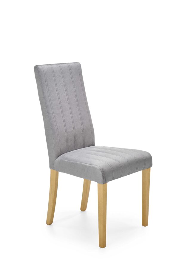 DIEGO 3 kėdė, spalva: quilted aksomas Stripes - MONOLITH 85