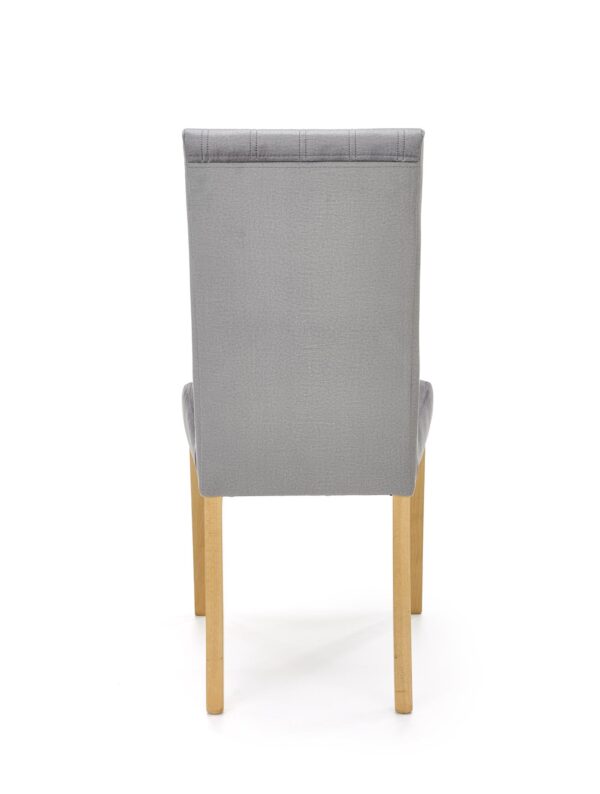 DIEGO 3 kėdė, spalva: quilted aksomas Stripes - MONOLITH 85