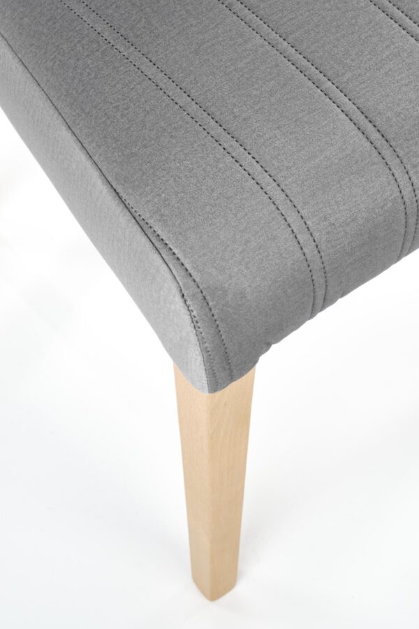 DIEGO 3 kėdė, spalva: quilted aksomas Stripes - MONOLITH 85
