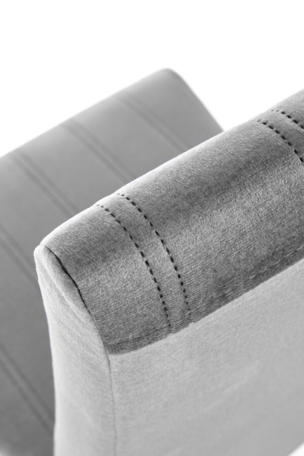 DIEGO 3 kėdė, spalva: quilted aksomas Stripes - MONOLITH 85