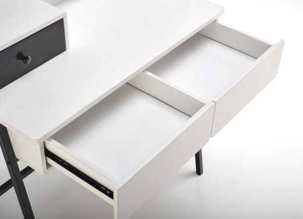 AGNES console balta/juoda