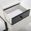 AGNES console balta/juoda