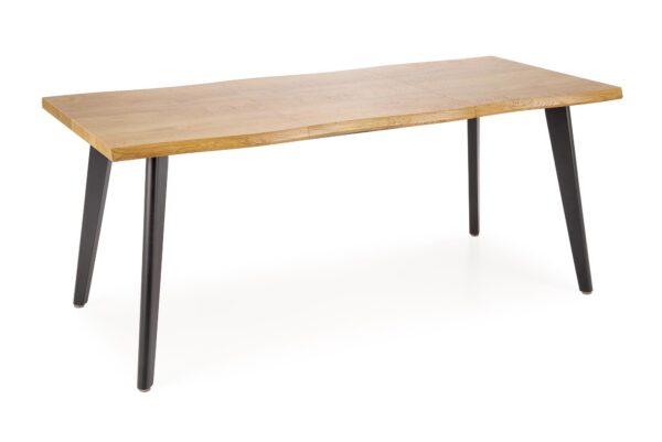 5905248124950_13 DICKSON 2 išskleidžiamas stalas 150-210, natūrali / juoda