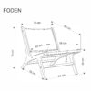 5905248125070_13 FODEN poilsio kėdė, juoda / natūrali