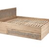 BORNEO LOZ-160 lova, artisan ąžuolas / juoda