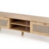 BORNEO RTV-1 TV stnad, artisan ąžuolas / juoda