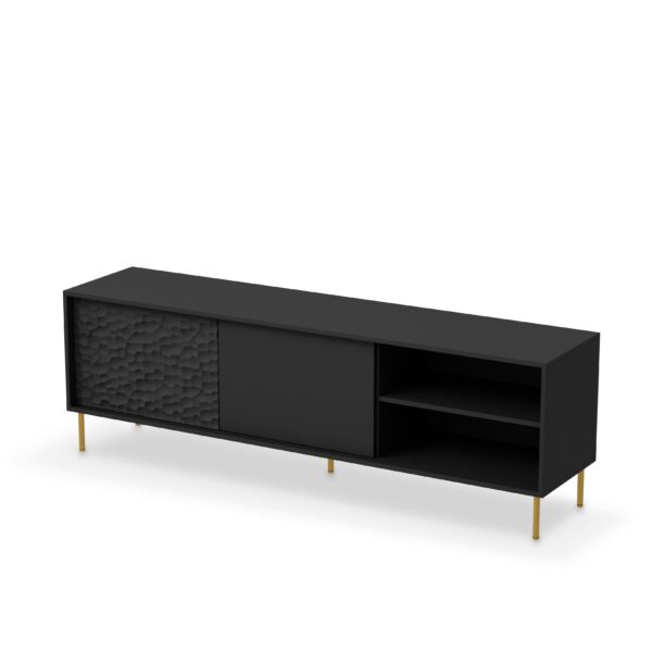 5905248127388_1 BULLET RTV-1 TV spintelė, juoda / auksinė