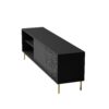 5905248127388_10 BULLET RTV-1 TV spintelė, juoda / auksinė