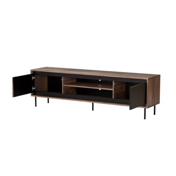 SWING RTV-1 TV-stand riešutas / juoda
