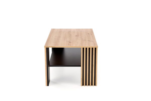 FEMINA žurnalinis staliukas, artisan ąžuolas / juoda