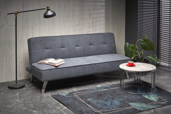 CARLITO išskleidžiama sofa, spalva: pilka