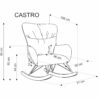 5905248130500_12 CASTRO poilsio kėdė spalva: smėlio