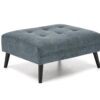 CORNELIUS išskleidžiama sofa su ottoman, spalva: pilka