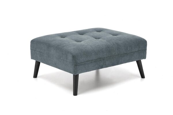 CORNELIUS išskleidžiama sofa su ottoman, spalva: pilka