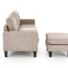 5905248130661_2 GERSON sofa su ottoman, spalva: smėlio