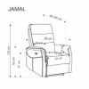JAMAL reglaineris, spalva: smėlio