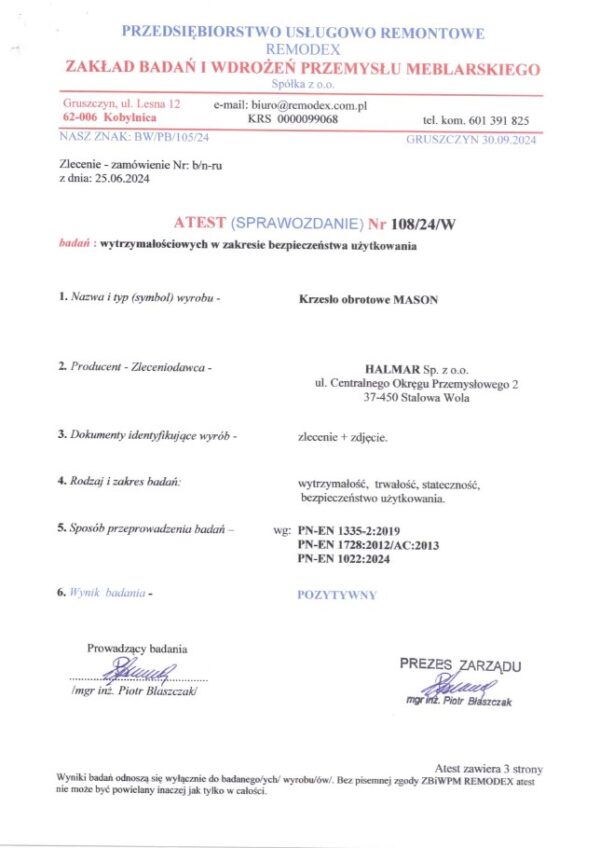 MASON biuro kėdė juoda