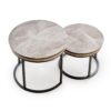 5905248134645_10 ITAKA 2 vnt. rinkinys coffe tables, pilkas marmuras / grafito
