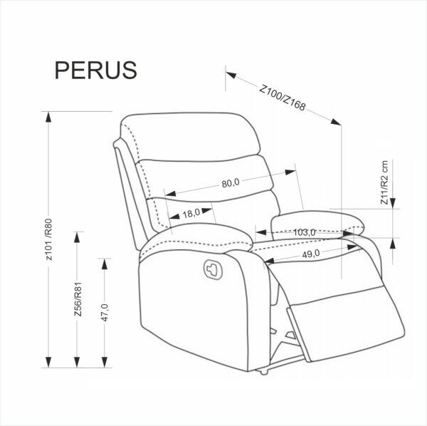PERUS poilsio kėdė, smėlio