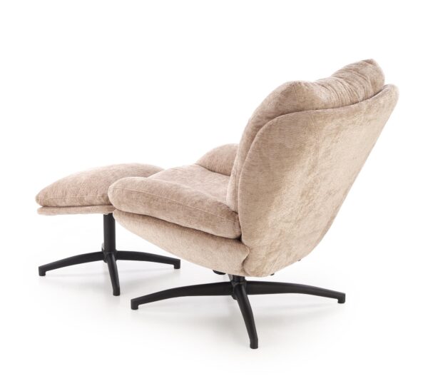 5905248135734_4 PESTO fotelis su ottoman / supimo funkcija funkcija, spalva: smėlio