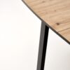 BARRIL išskleidžiamas stalas, spalva: artisan ąžuolas / juoda
