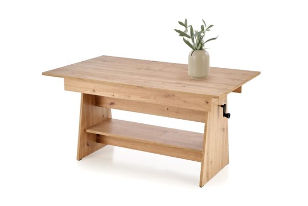 ERIKA lifting žurnalinis staliukas, spalva: artisan ąžuolas
