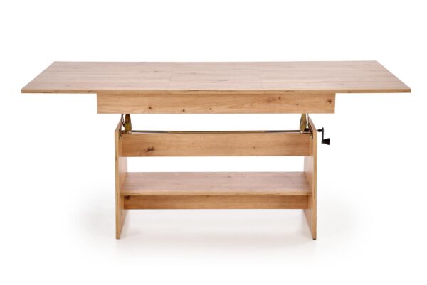 ERIKA lifting žurnalinis staliukas, spalva: artisan ąžuolas