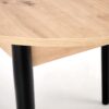 5905248137356_10 PIVOT išskleidžiamas stalas viršus - artisan ąžuolas, kojelės - juoda