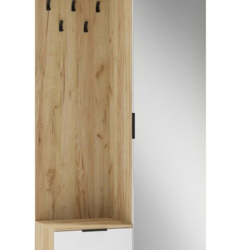 CORAL hall system auksinė ąžuolas / balta