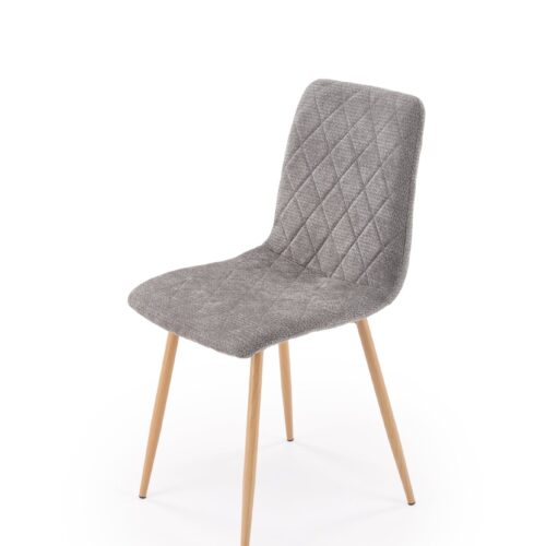 K525 WDF kėdė pilka / natūrali
