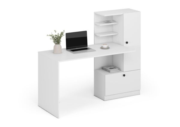 HOBAS rašomasis stalas, balta
