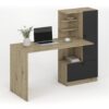 5905248143296_1 HOBAS rašomasis stalas, artisan ąžuolas / juoda