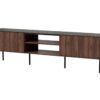SOLANO RTV-2 RTV standchest warmia riešutas / juodas marmuras