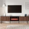 SOLANO RTV-2 RTV standchest warmia riešutas / juodas marmuras