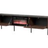 SOLANO RTV-2 RTV standchest warmia riešutas / juodas marmuras